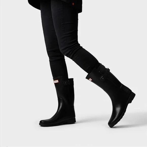 💫Brand New Original Tour Short Hunter Boots- Black💫 - Picture 5 of 14